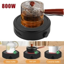 LASIEYO Mini Cooktop Induction Burner, Electric Heater Stove Round Hot Plate Portable Countertop Burner for Boiling Water Making Tea