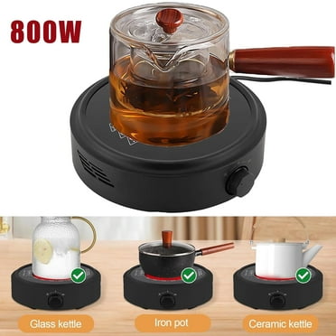 LASIEYO Mini Cooktop Induction Burner, Electric Heater Stove Round Hot Plate Portable Countertop Burner for Boiling Water Making Tea