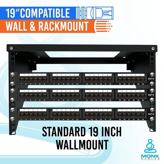 LASJPOB-| CAT6 Patch Panel | Puchdown | 24 Port