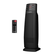 Lasko 22  Oscillating Electric Ceramic Tower Space Heater, Tip-Switch, Remote, Black, CT22850