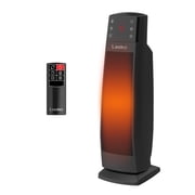 Lasko 22” Oscillating 3-Speed Ceramic Tower Space Heater with Tip-Switch, Remote, CT22850