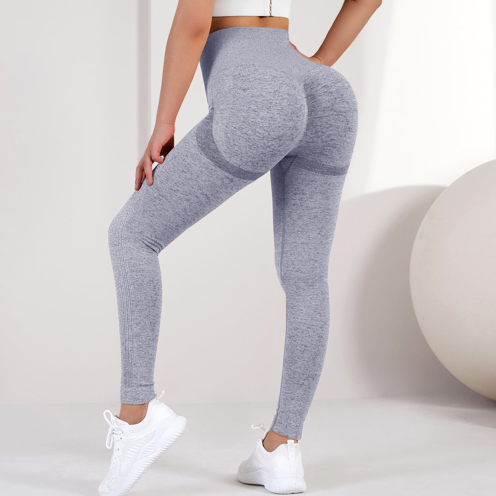LASPERAL Women Gym Yoga Pants Sports Clothes Stretchy High Waist  Hip-lifting Tights Fitness Leggings Activewear Pants 