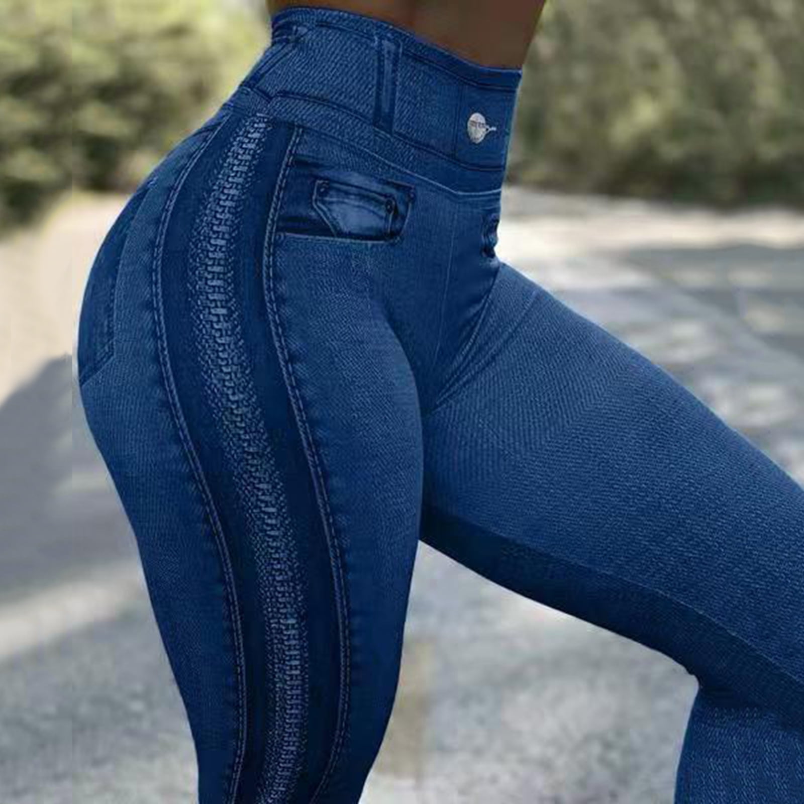 LASPERAL Womens High Waist Stretch Butt Lifting Skinny Jeans