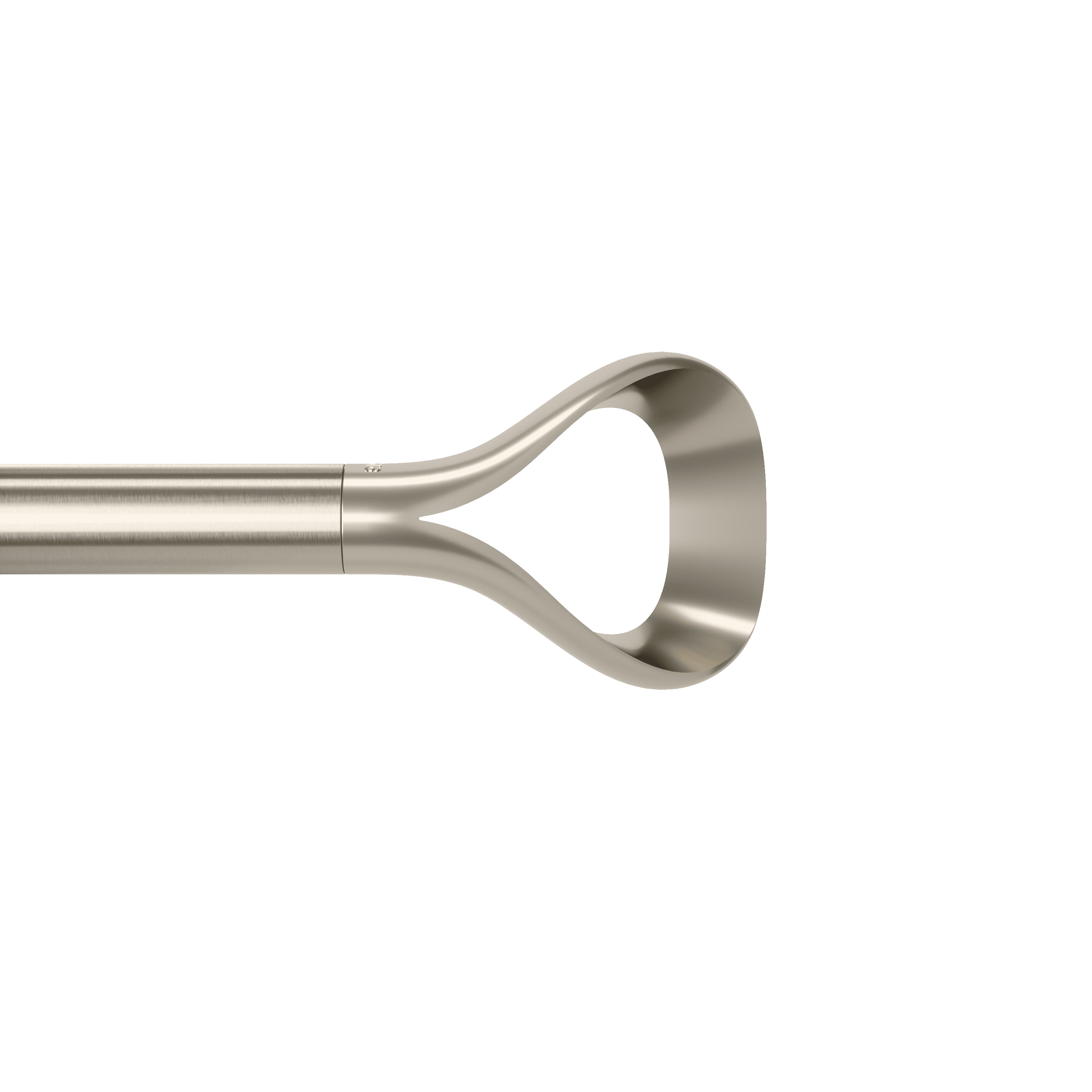 Umbra 1" Lasso Curtain Rod, 44-120", Nickel