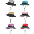 thumbnail image 1 of LAST CLANCE SALE! 6 Packs Outdoor Sunscreen Travel Sun Hat Horsetail Hat Women's Anti Ultraviolet Wide Brim Fishing Hat, 1 of 6