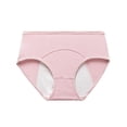 thumbnail image 1 of LAST CLANCE SALE! Women's Cotton Underwear High Waist Stretch Briefs Soft Underpants Breathable Ladies Panties, Pink, L, 1 of 6