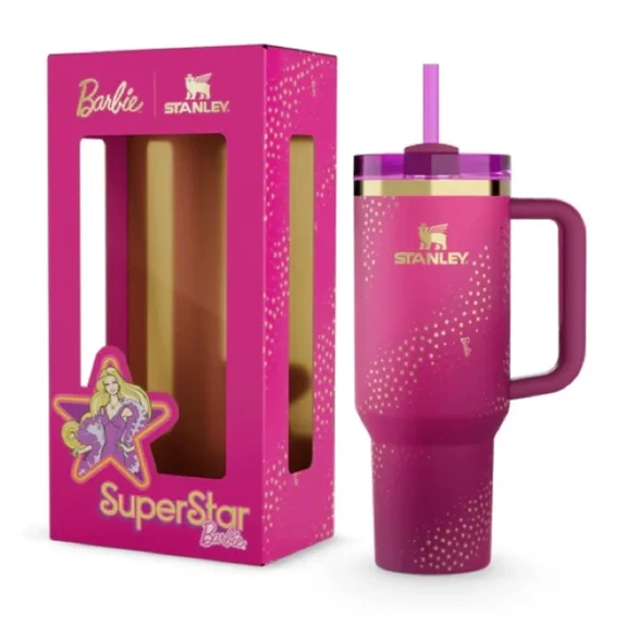 LAST PIECELimited Edition Stanley Barbie '70S SUPERSTAR 40 OZ QUENCHER