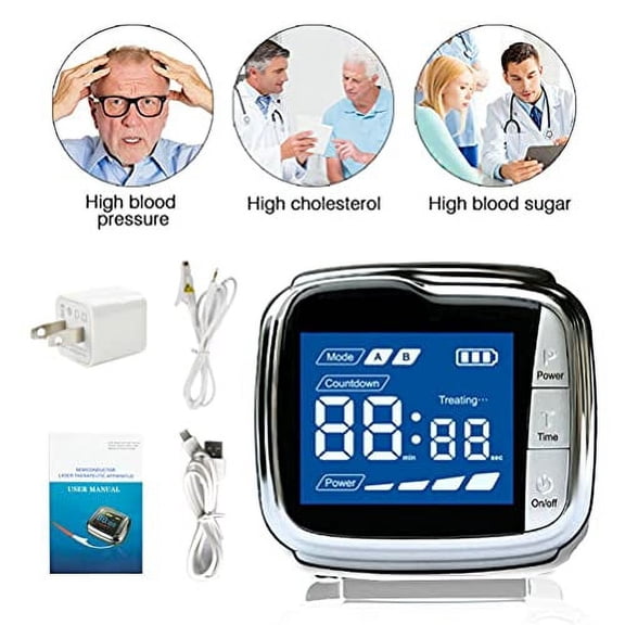 LASTEK Red Light Wrist Watch Household Body Massager
