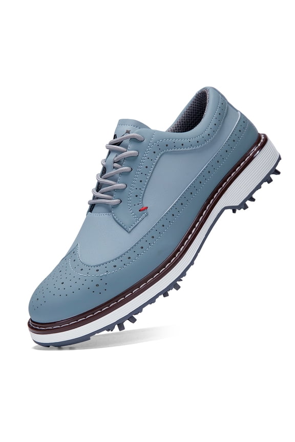 Classic Mens Golf Shoes Durable Outdoor Golf Trainers for Golf Course Performance and Casual Wear