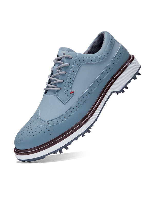 Classic Mens Golf Shoes Durable Outdoor Golf Trainers for Golf Course Performance and Casual Wear