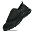 thumbnail image 1 of LASUDRAA Diabetic Adjustable Mens Shoes Lightweight Sneakers for Swollen feet Black Size 10, 1 of 9