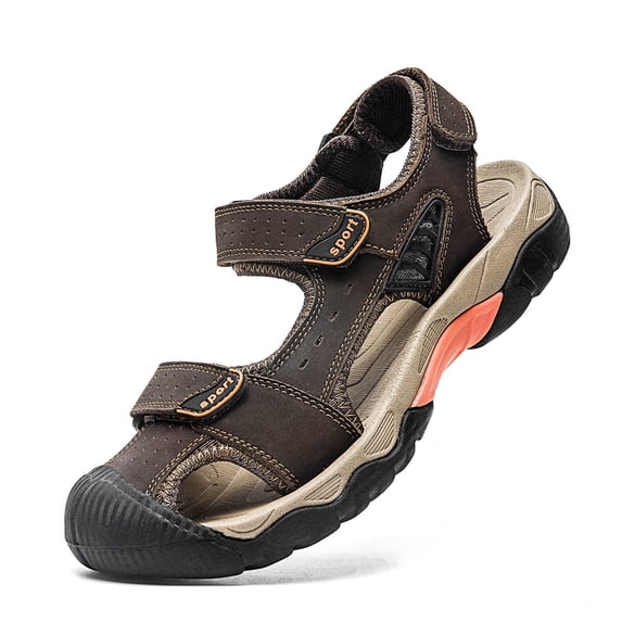 LASUDRAA Men's Outdoor Hiking Sandals – Waterproof, Non-Slip & Comfortable for Summer Adventures