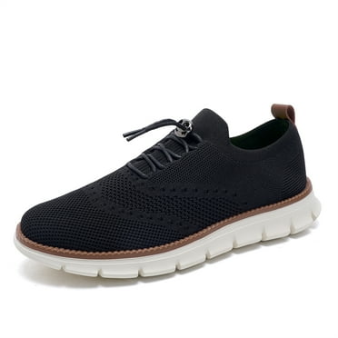 LASUDRAA Men's Oxfords Lightweight Mesh Dress Fashion Sneakers Business Casual Walking Shoes