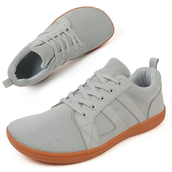 LASUDRAA Men's Shoes Comfortable Walking Barefoot Minimalist Zero Drop Wide Width Fashion Sneaker