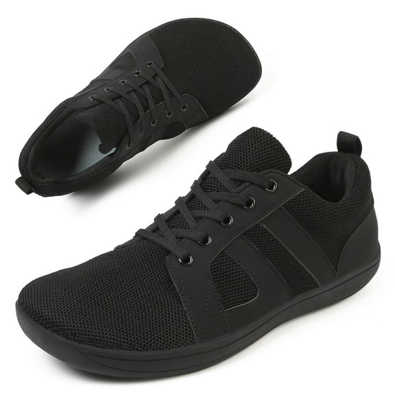 LASUDRAA Men's Shoes Comfortable Walking Barefoot Minimalist Zero Drop Wide Width Fashion Sneaker