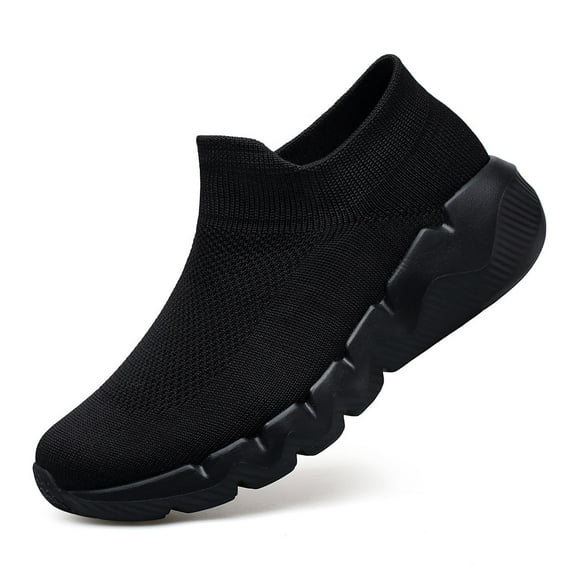 LASUDRAA Men's Shoes Running Casual Breathable Slip on Shoes Walking Lightweight Athletic Sneakers