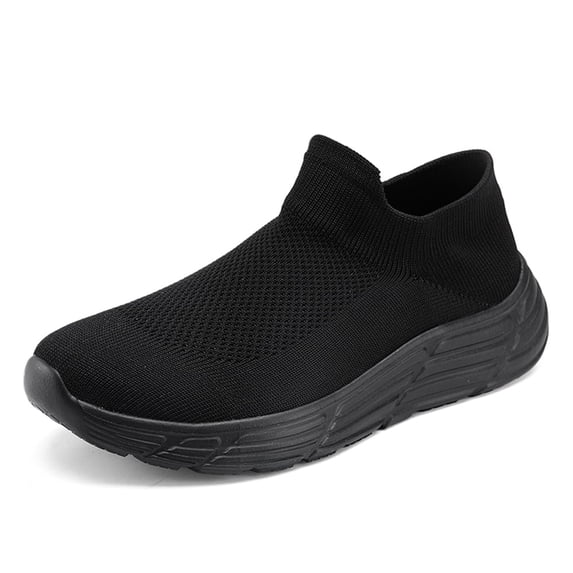 LASUDRAA Men's Sneakers Slip On Casual Shoes Breathable Walking Fit Mesh Running shoes