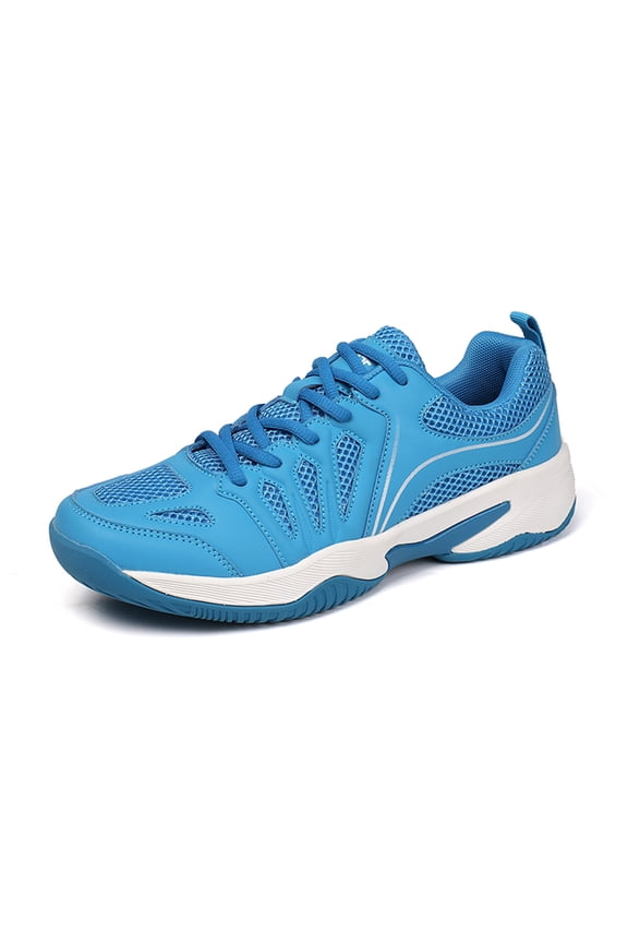 Mens Badminton Shoes Lightweight Breathable Shock Absorption Durable Sports Shoes
