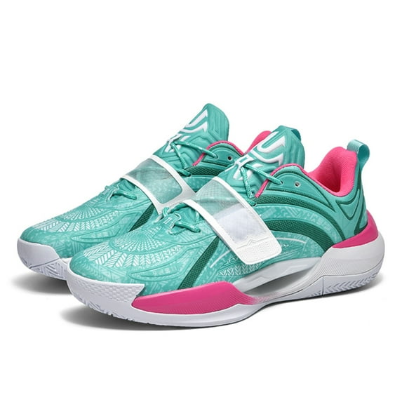 LASUDRAA Mens Basketball Shoes Slip Resistant Comfortable Night Light Boys Sneakers Running Shoes