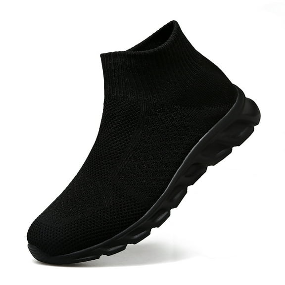 LASUDRAA Mens High-Top Walking Shoes Comfortable Breathable Casual Shoes