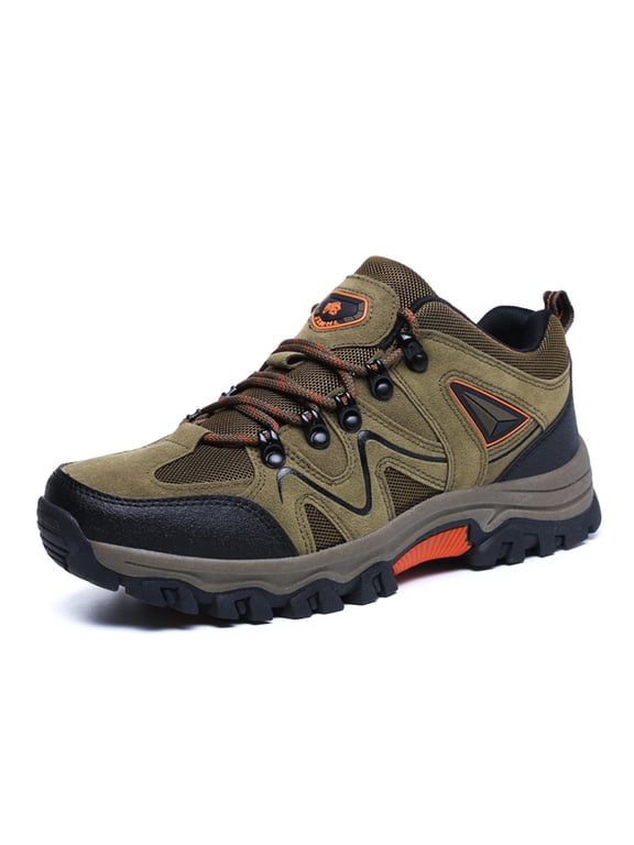 Mens Lightweight Hiking Shoes Breathable Anti-Slip Outdoor Trail Trekking Shoes