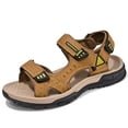 thumbnail image 1 of LASUDRAA Mens Outdoor Hiking Sandals Waterproof Athletic Beach Shoes with Adjustable Straps Non Slip Rubber Sole Comfort Walking Sandals for Summer, 1 of 9