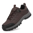 thumbnail image 1 of LASUDRAA Mens Waterproof Low-Top Hiking Shoes Comfortable Lightweight Anti-Slip Outdoor Walking Sneakers, 1 of 8