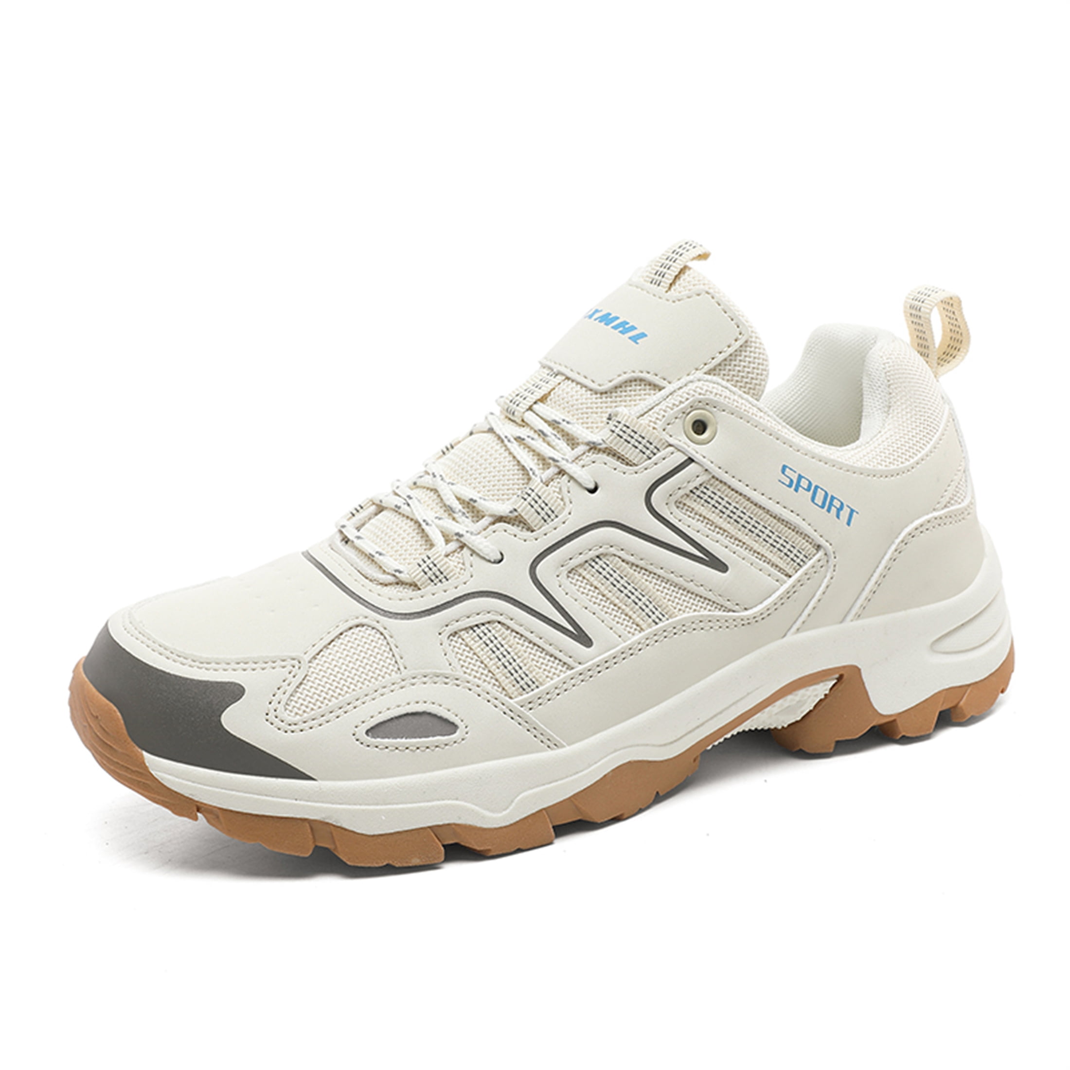 LASUDRAA Mens Womens Non-Slip Hiking Shoes Breathable Lightweight Outdoor Trekking Sneakers for Walking Camping