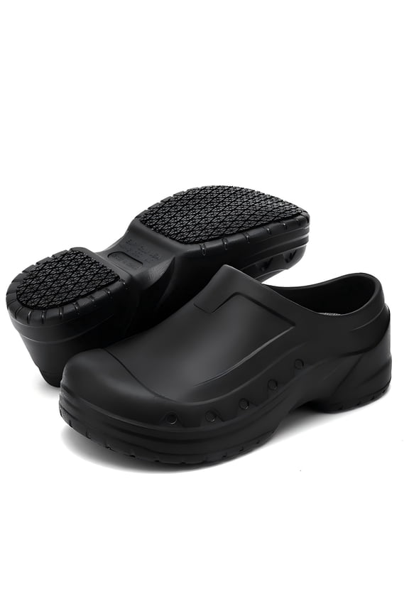 Non Slip Chef Shoes for Men Women - Waterproof Oil Resistant Work Clogs, Anti-Fatigue Kitchen Shoes for Restaurant