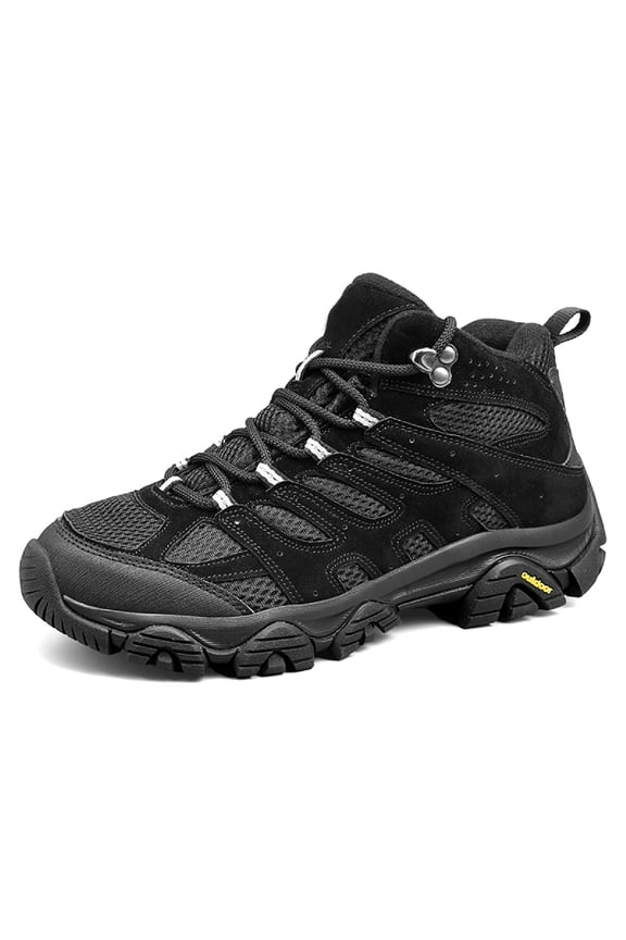 Unisex Non Slip Hiking Shoes Mid Top Breathable Trekking Boots Wear Resistant Outdoor Trail Footwear for Hiking Camping Walking