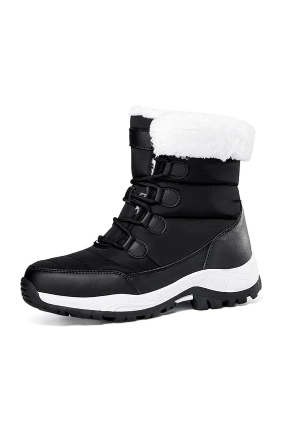 Women's Warm Snow Boots Cold Weather Winter Boots Fur Lined Comfortable Lightweight