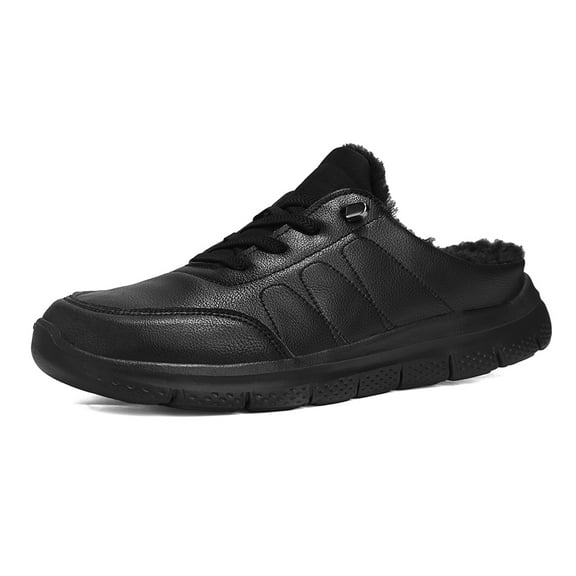 LASUDRAA Womens Casual Walking Shoes Comfortable Warm Faux Fur Lining