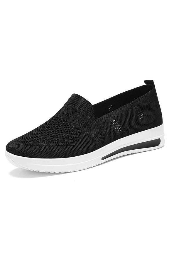 Womens Slip-On Casual Shoes Comfortable Breathable Walking Shoes