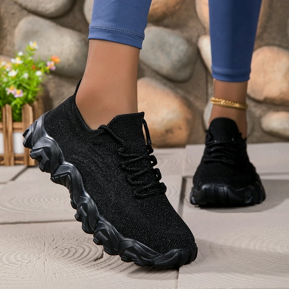 LASUDRAA Womens Walking Shoes Casual Slip on Running Sneakers Comfort Athletic Gym Shoes for Ladies