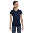 thumbnail image 1 of LAT 2616 Girls Fine Jersey T-Shirt - Navy - X-Small, 1 of 2