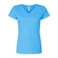 thumbnail image 1 of LAT 3507 Ladies' V-Neck Fine Jersey T-Shirt (2 PACK), 1 of 1