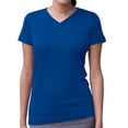 thumbnail image 1 of LAT 3507 Ladies V-Neck Longer Length T-Shirt - Royal - Medium, 1 of 2