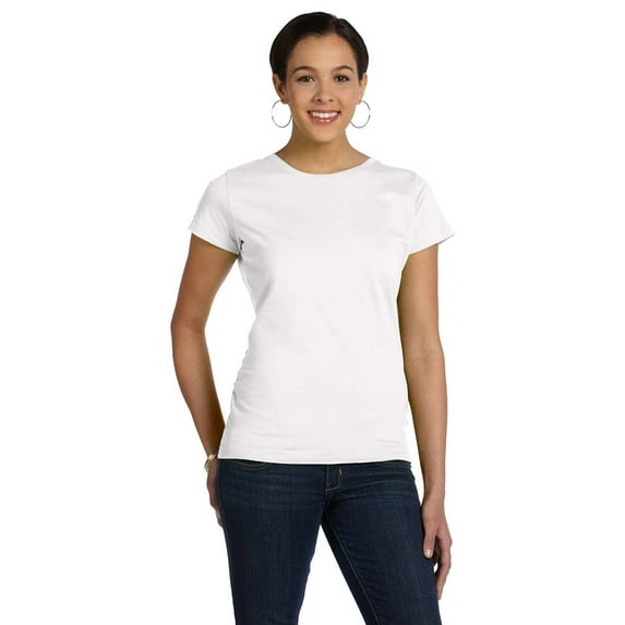 LAT 3516 Ladies Fine Jersey T-Shirt - White - X-Large