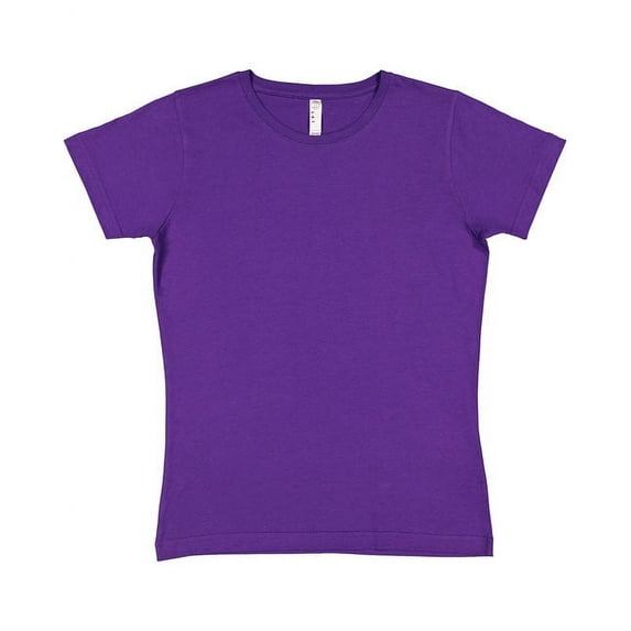 LAT B87238156 Women Fine Jersey T-Shirt, Pro Purple - Extra Large