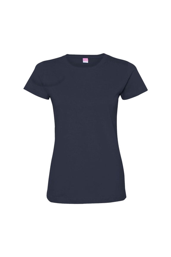 LAT 3516 Women's Fine Jersey Longer Length T-Shirt