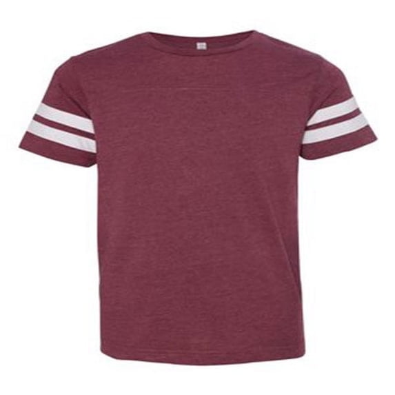 LAT 6137 Unisex Child Fine Jersey Football Tee Tshirt