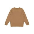 thumbnail image 1 of LAT Adult Crewneck Fleece Sweatshirt Men & Women, Coyote Brown, 3X-Large, 1 of 5