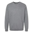 thumbnail image 1 of LAT Adult Crewneck Fleece Sweatshirt Men & Women, Granite Heather, 3X-Large, 1 of 3