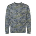 thumbnail image 1 of LAT Adult Crewneck Fleece Sweatshirt Men & Women, Vintage Camo, 3X-Large, 1 of 3