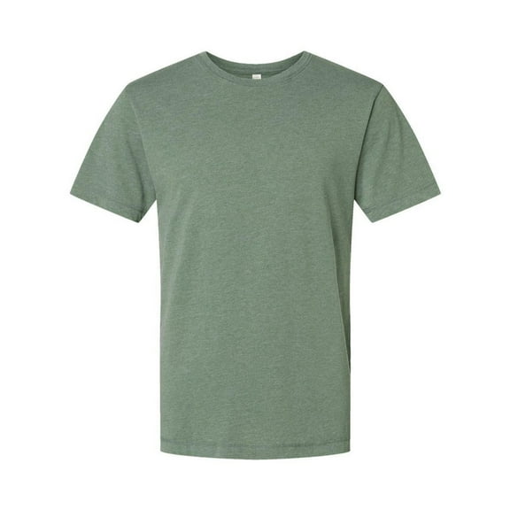 LAT Adult Unisex Crew Neck Short Sleeve Vintage Wash Jersey T-Shirt, Washed Basil, 3X