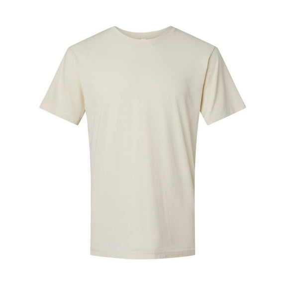 LAT Adult Unisex Crew Neck Short Sleeve Vintage Wash Jersey T-Shirt, Washed Natural, XL