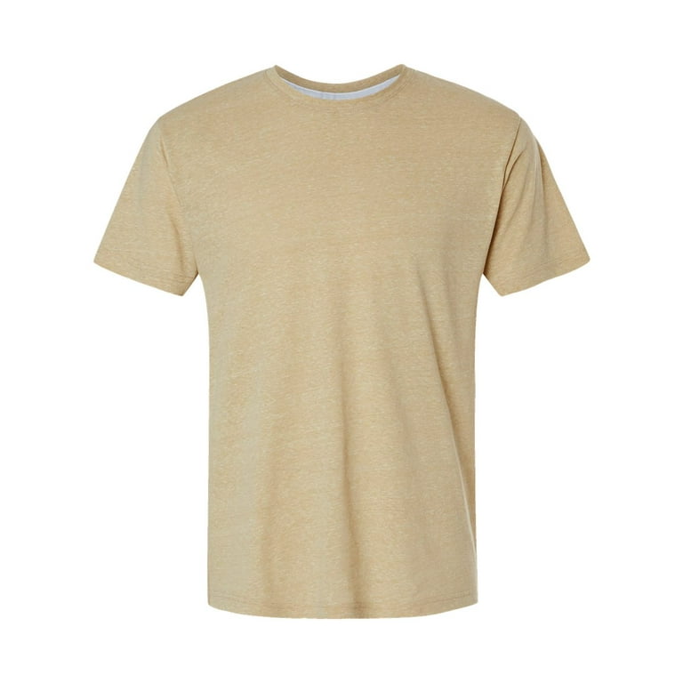 LAT B01938248 Harborside Melange T-Shirt, Stone Melange - 3XL 