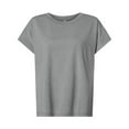 thumbnail image 1 of LAT B03538137 Women Relaxed Vintage Wash T-Shirt, Washed Grey - 2XL, 1 of 3