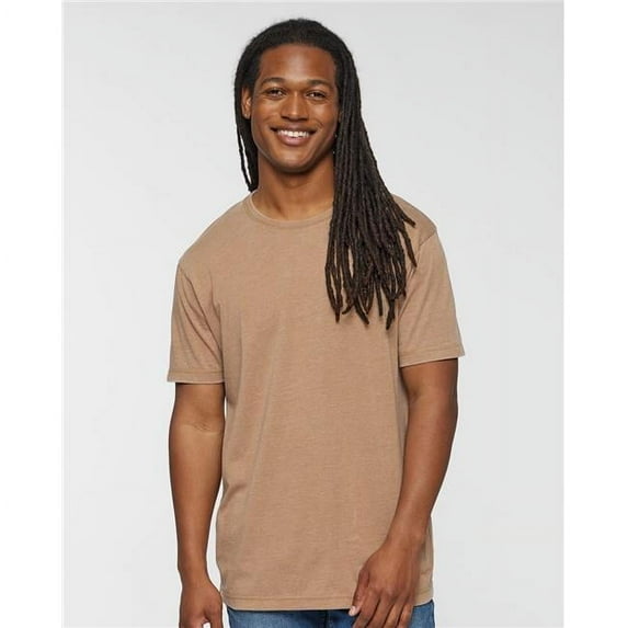 LAT B03938984 Unisex Vintage Wash T-Shirt, Washed Saltwater - Medium
