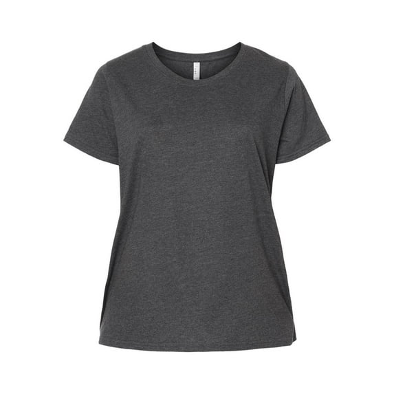 LAT B04938105 Women Curvy Collection Fine Jersey T-Shirt, Vintage Smoke - Size 4 - 26 to 28